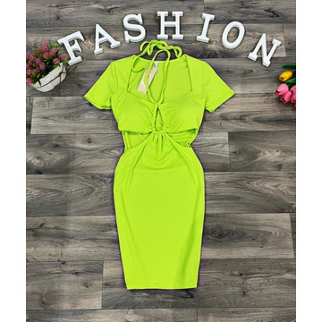 LAMIA neon zöld ruha