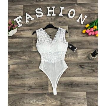 RENLY fehér csipke body