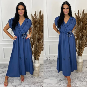 BELLSHADE farmer kék maxi ruha
