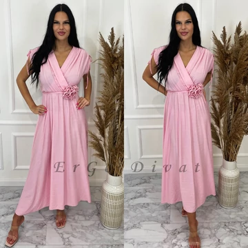 BELLSHADE rózsaszín maxi ruha