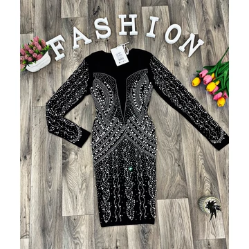 ONIX fekete kövekkel díszített ruha