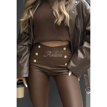 TESSA barna műbőr leggings