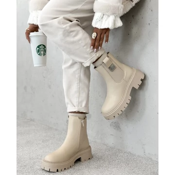 GOCCI bézs bokacsizma