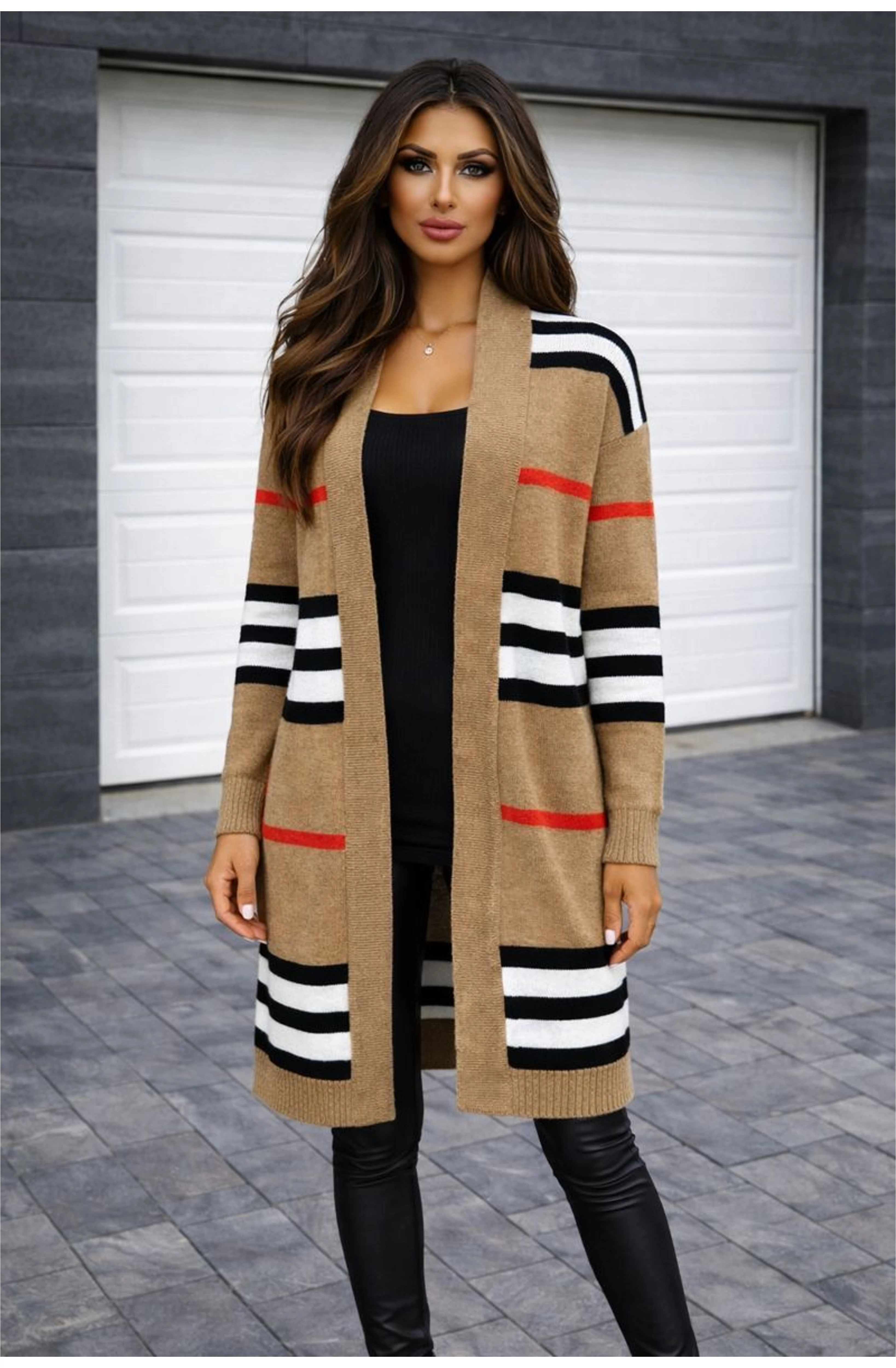 KIANA barna csíkos kardigán