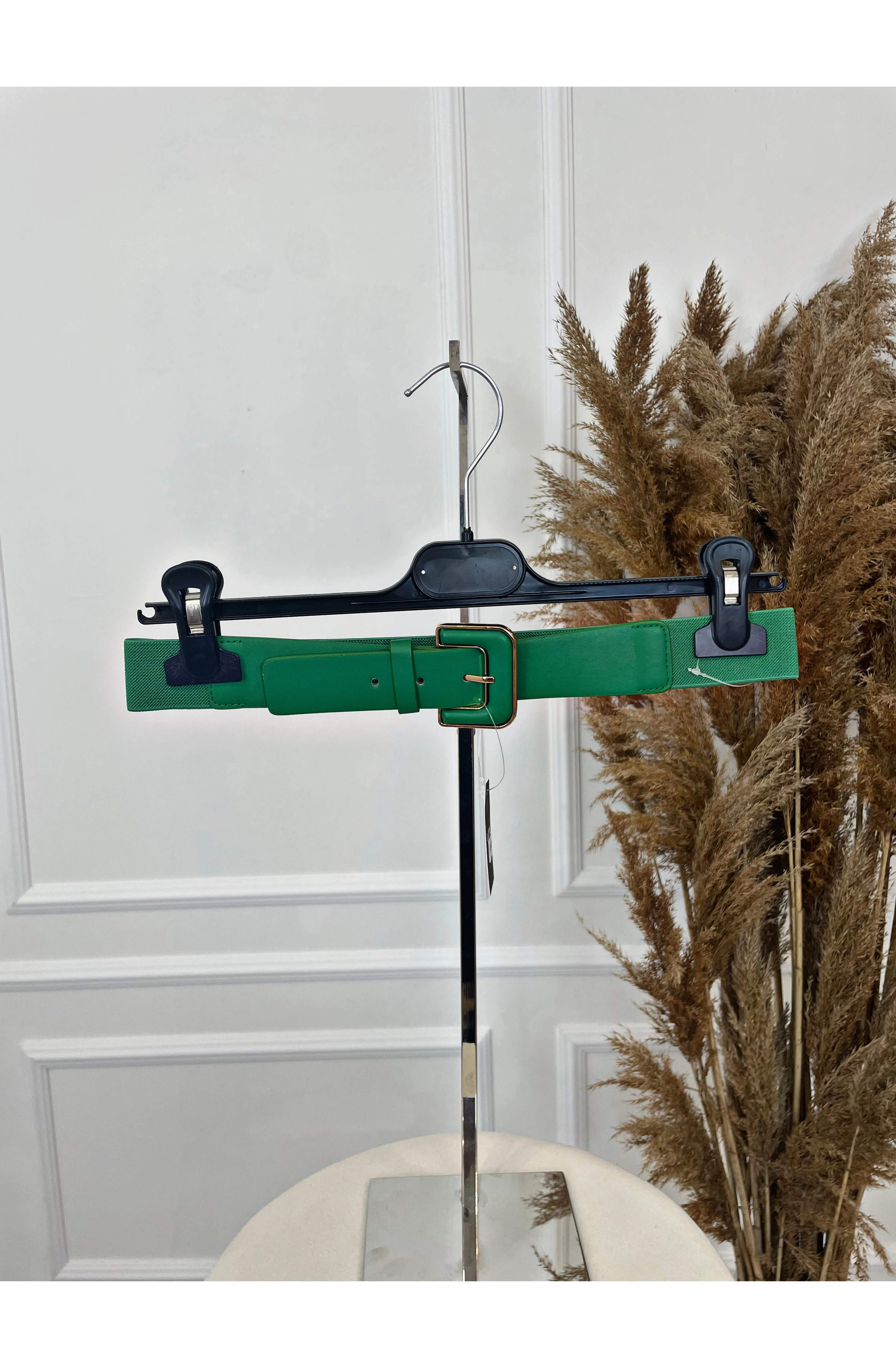 LAVENDER zöld gumis öv