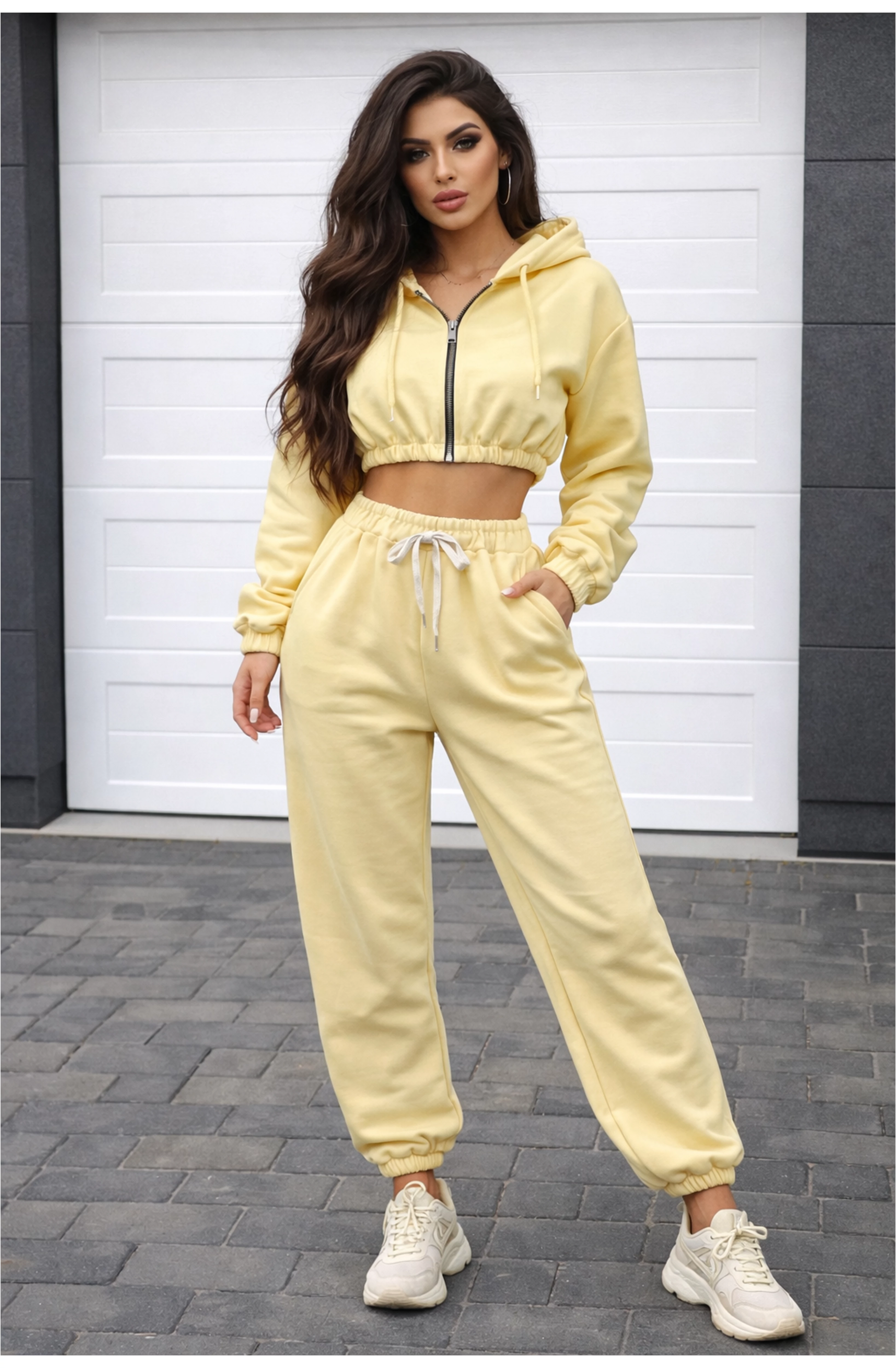 DUFF sárga melegítőszett