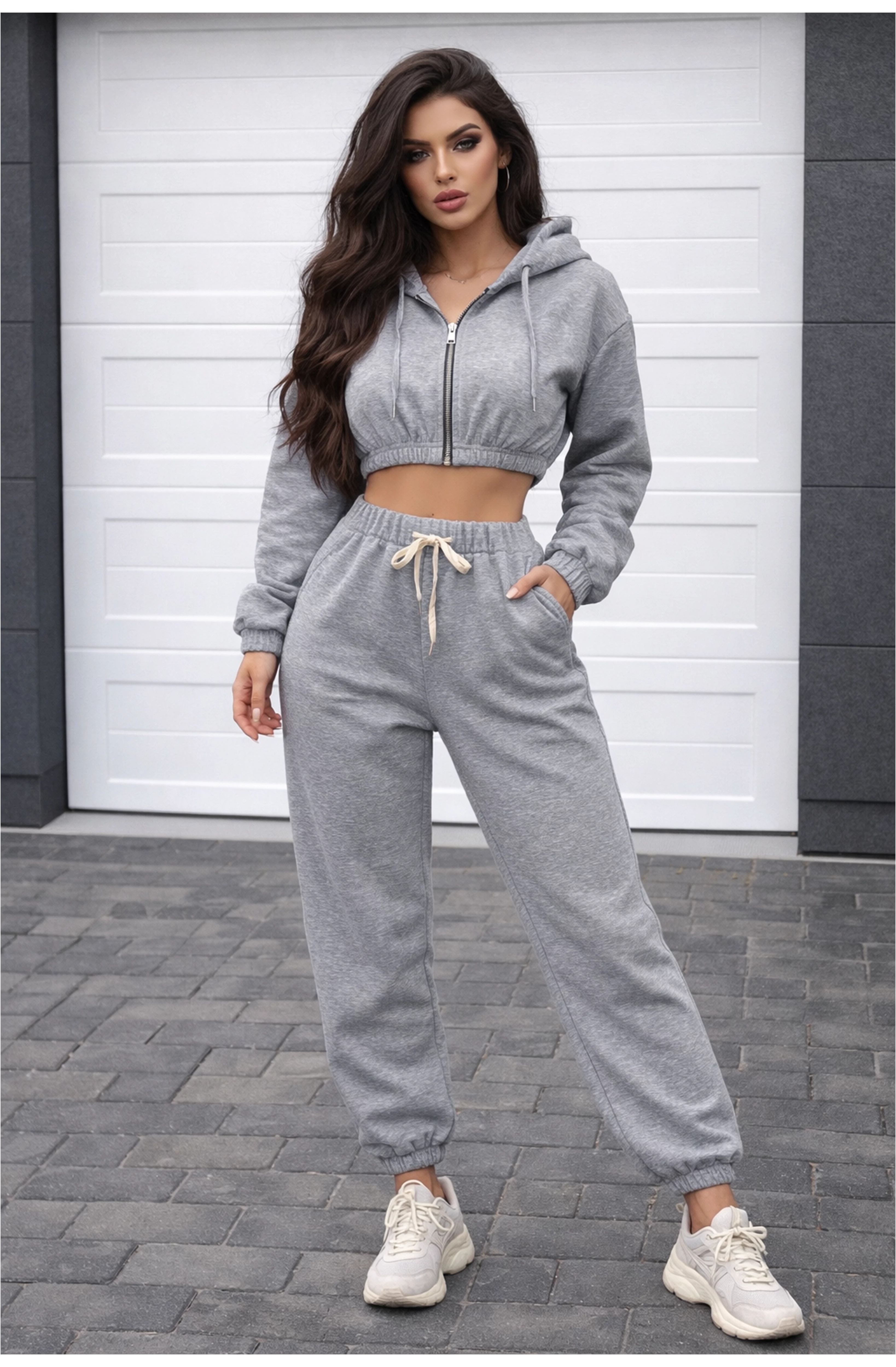 DUFF szürke melegítőszett