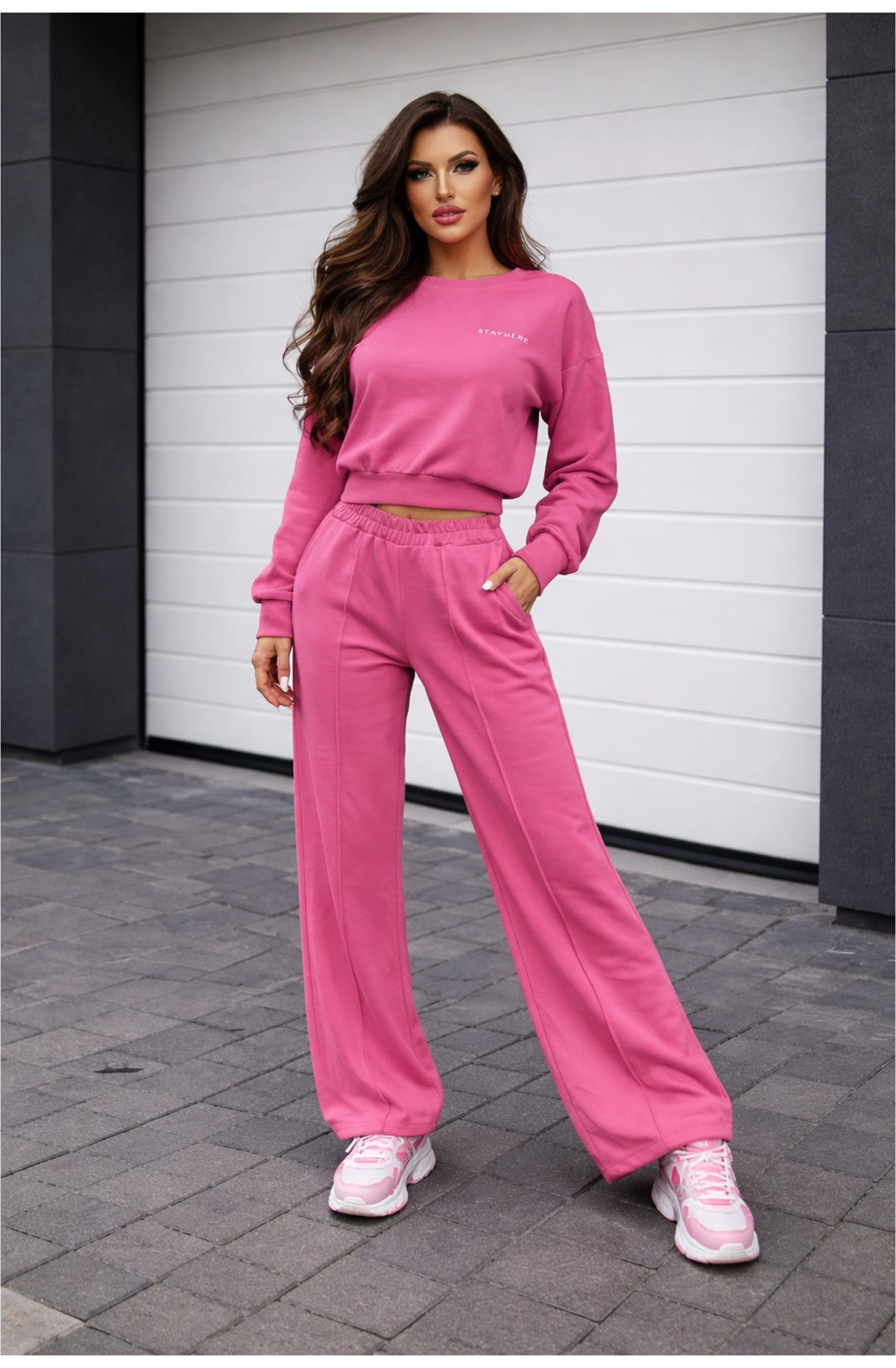 LORETA pink melegítő szett