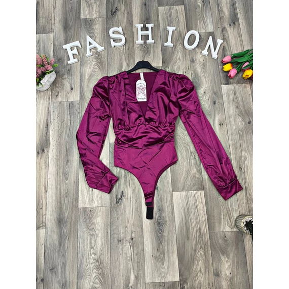 ILY lila szatén body