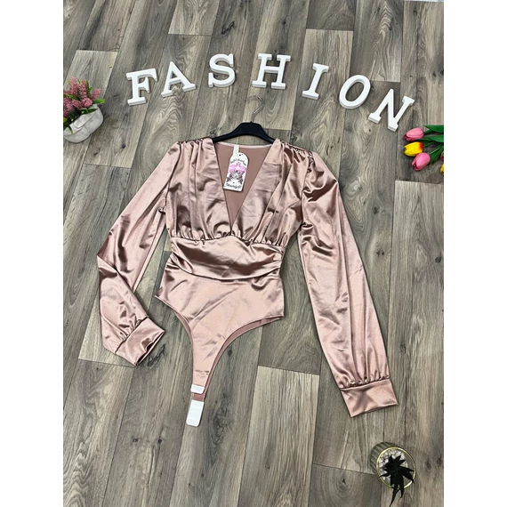 ILY rosegold szatén body