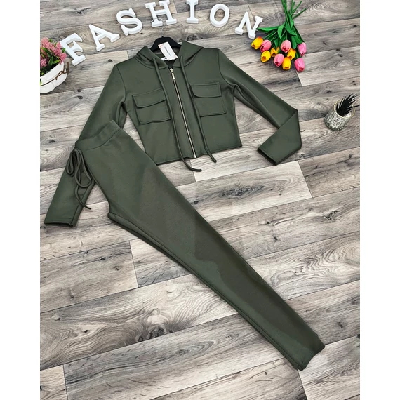 LUXO khaki melegítő szett