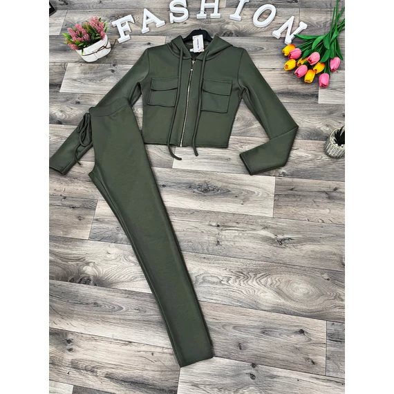 LUXO khaki melegítő szett