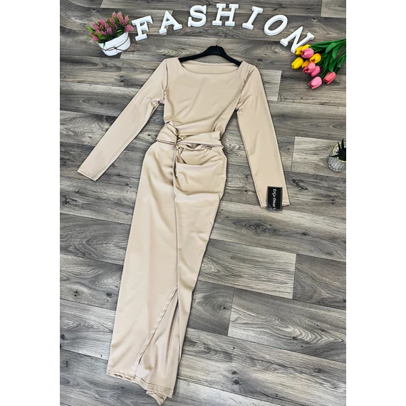LOVEL bézs maxi ruha