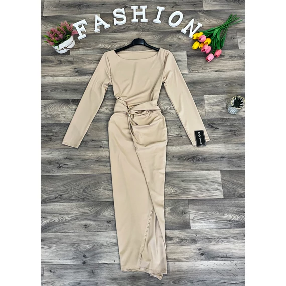 LOVEL bézs maxi ruha