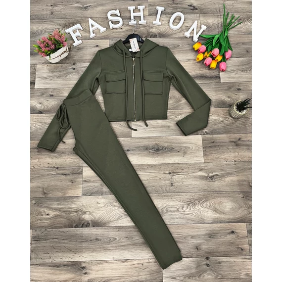 LUXO khaki melegítő szett