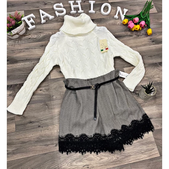 OTI csipkés rövidnadrág övvel