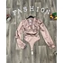 ILY rosegold szatén body