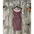 ZAYA rosegold flitteres ruha