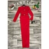 SIENY piros bodycon maxi ruha
