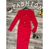 SIENY piros bodycon maxi ruha