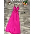 SPARTI pink maxi szatén ruha