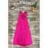 SPARTI pink maxi szatén ruha