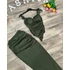 GENOVY khaki szoknya szett