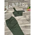 CROSBY khaki szoknya szett