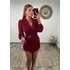 OLIVIA bordó overál